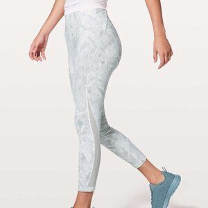 Lululemon Train Times 7/8 pant 25" Jasmine White Multi Leggings